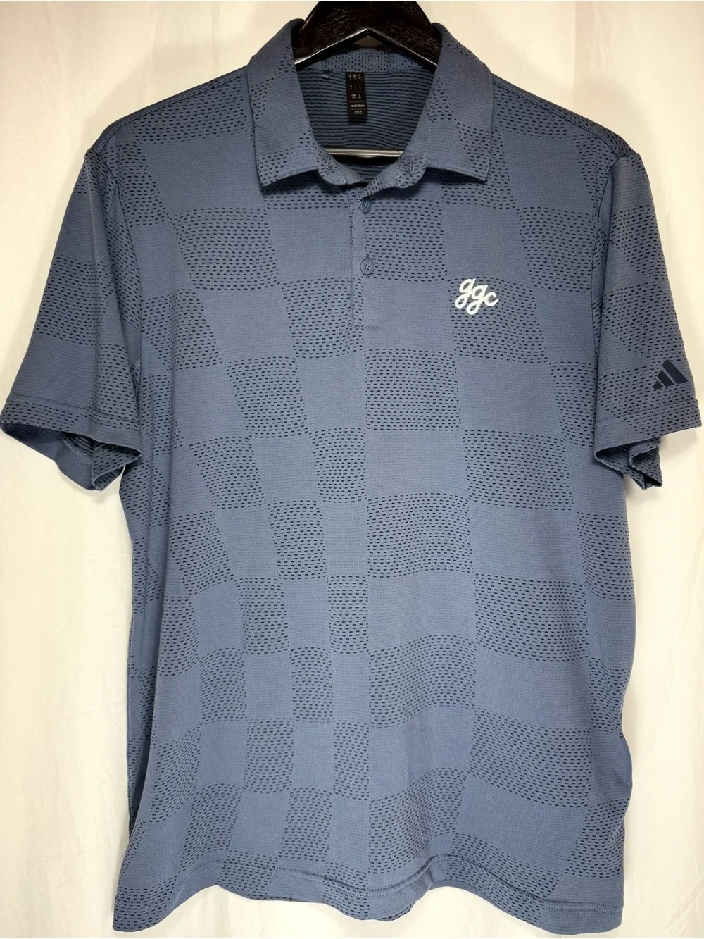 adidas Check-Texture Polo